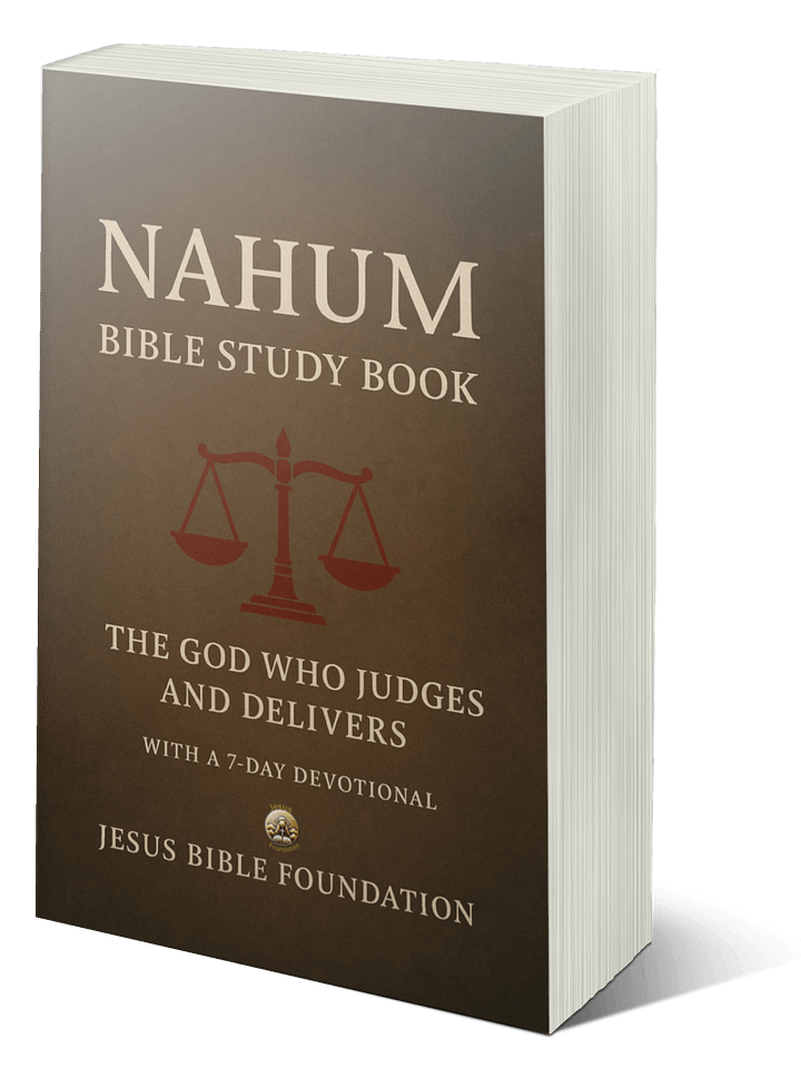 Nahum Bible Study Book: Nahum Bible Study Book: The Justice of God and the Fall of the Proud With A 7 Days Devotional product image (1)