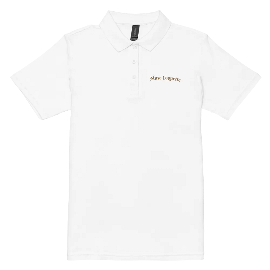 Women's Pique Polo Shirt (brown) product image (4)