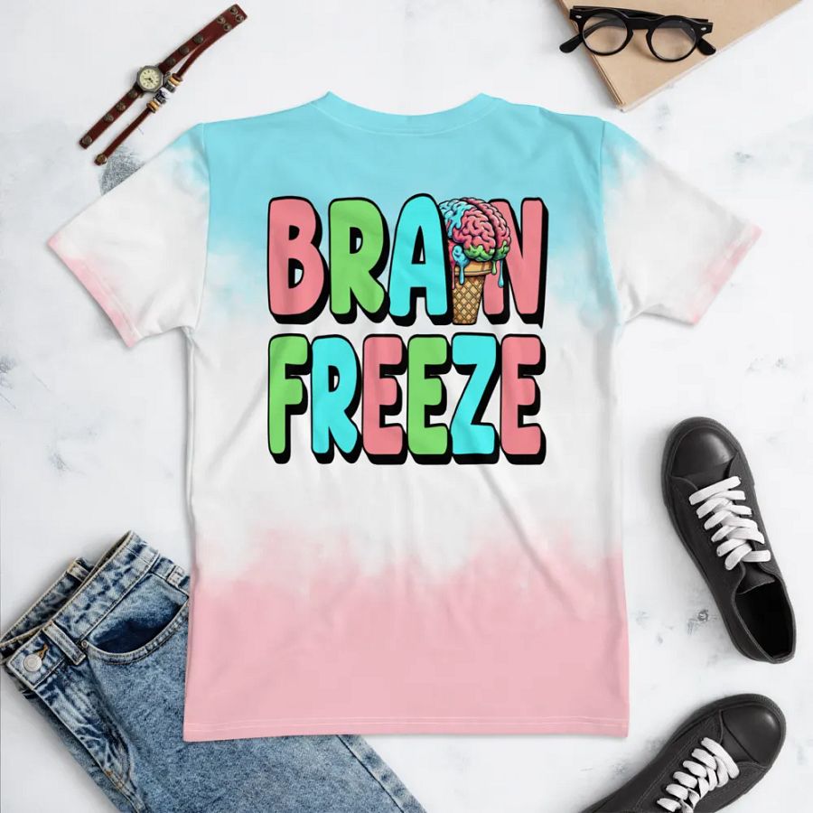 Brain Freeze Women's Crew Neck T-Shirt product image (5)