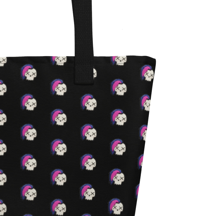 Hybrid Skull Large Tote Bag w/Pocket product image (11)