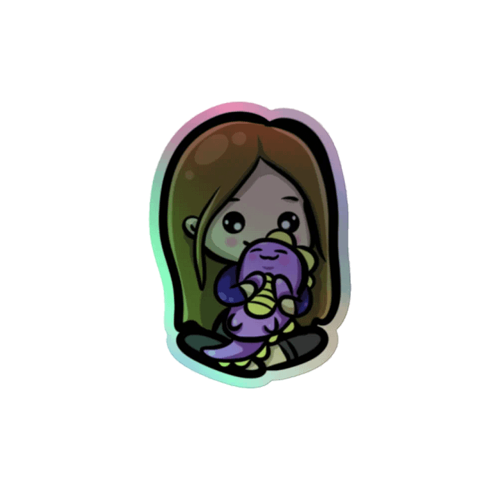 Goist and Nugget Holographic Sticker product image (2)