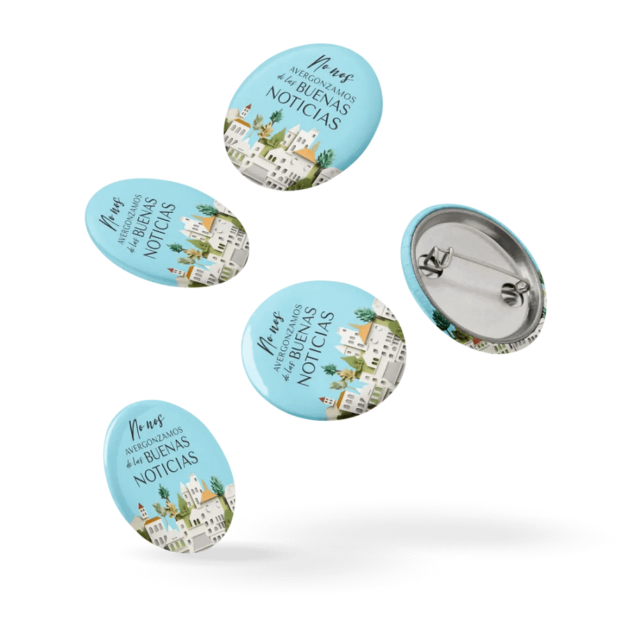'No Nos Avergonzamos de las Buenas Noticias' Pin Set product image (5)