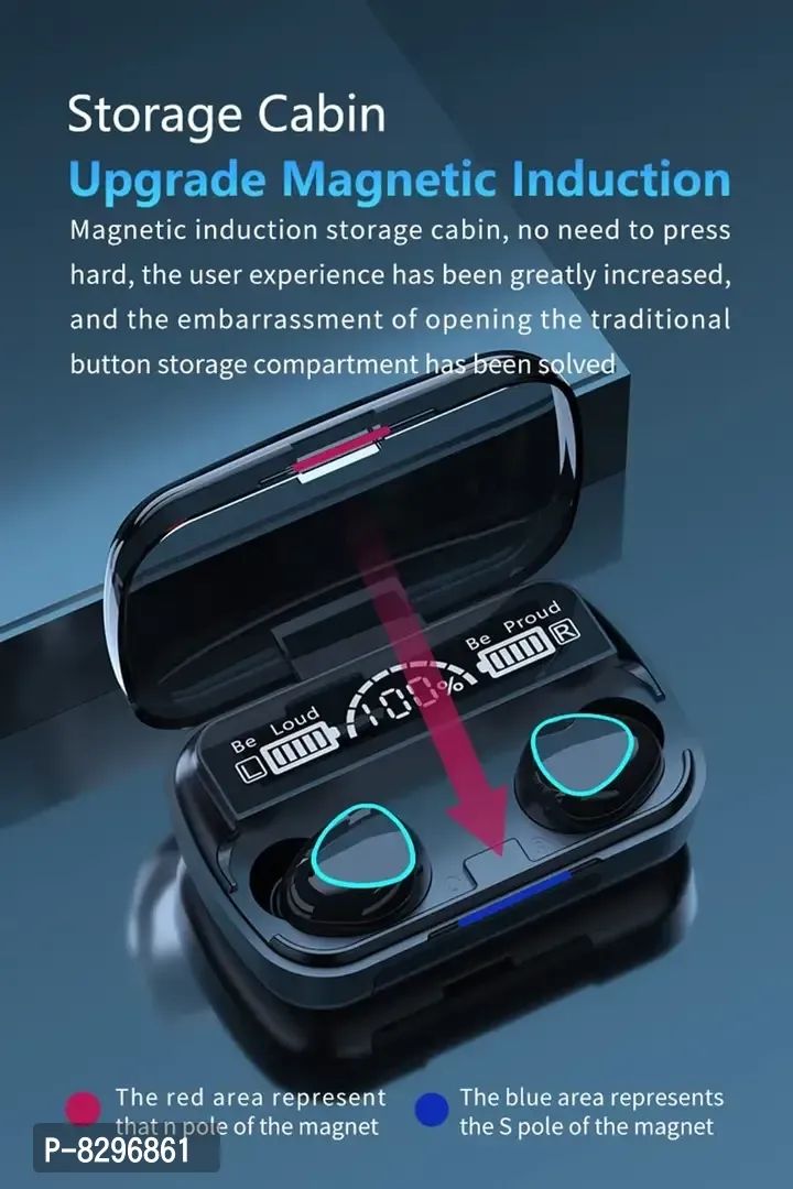 Stonx M10 Tws 5 1 In Ear 9D Mini Touch True Wireless Sports Binaural Earphones Bluetooth Headset With Emergency Power Bank Feature product image (3)