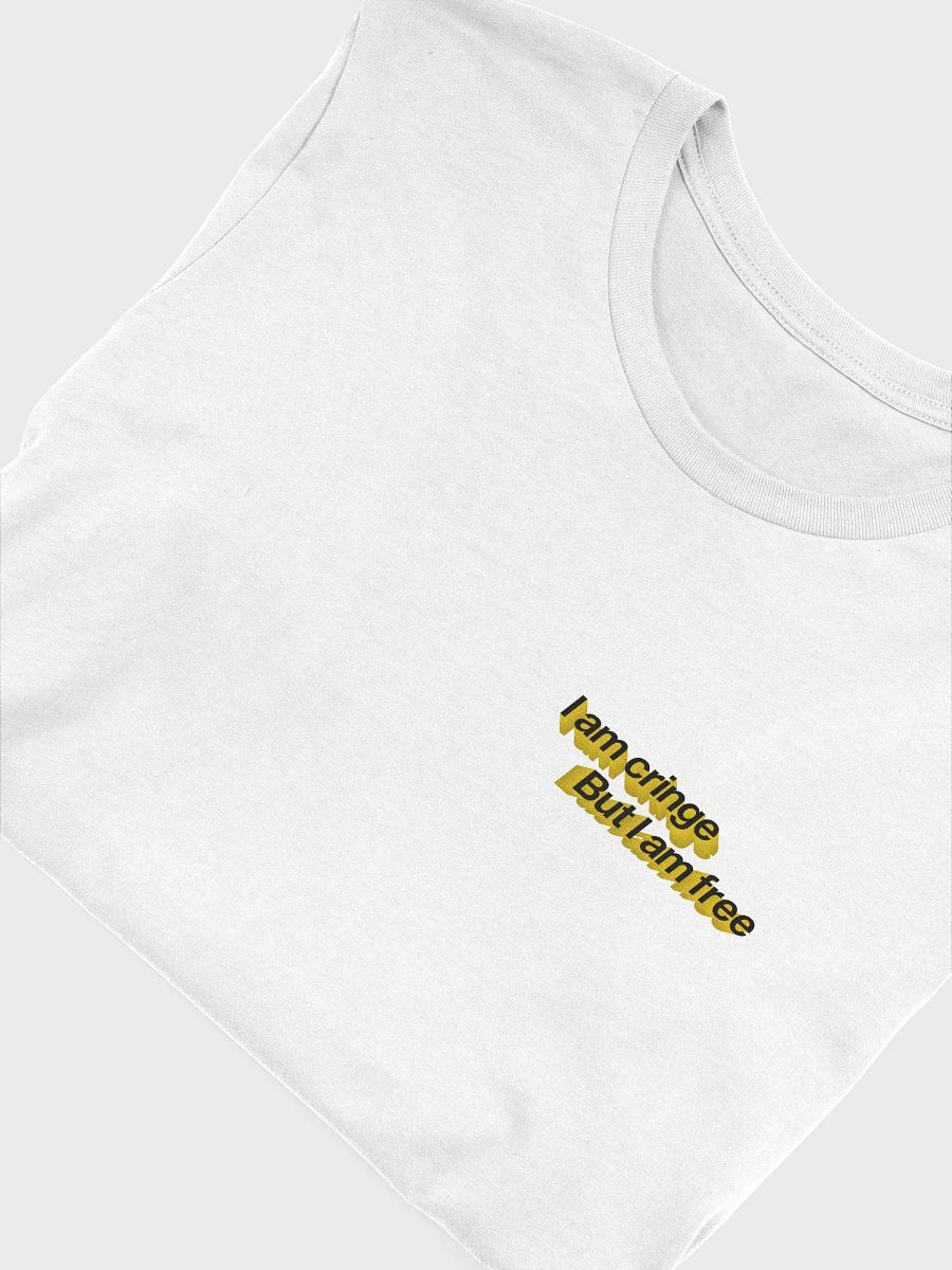 i am cringe but i am free (cow) t-shirt (100% cotton) product image (4)