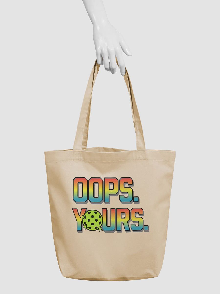 Oops Yours Pickleball Galactic Statement Eco Tote product image (6)