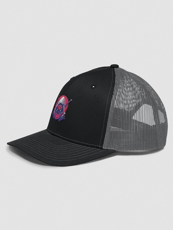 Samurai Ninja Warrior Trucker Cap – Black & Grey product image (2)