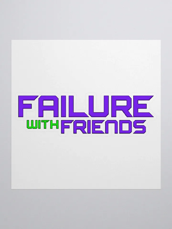 Failure With Friends - Full Logo Sticker product image (2)