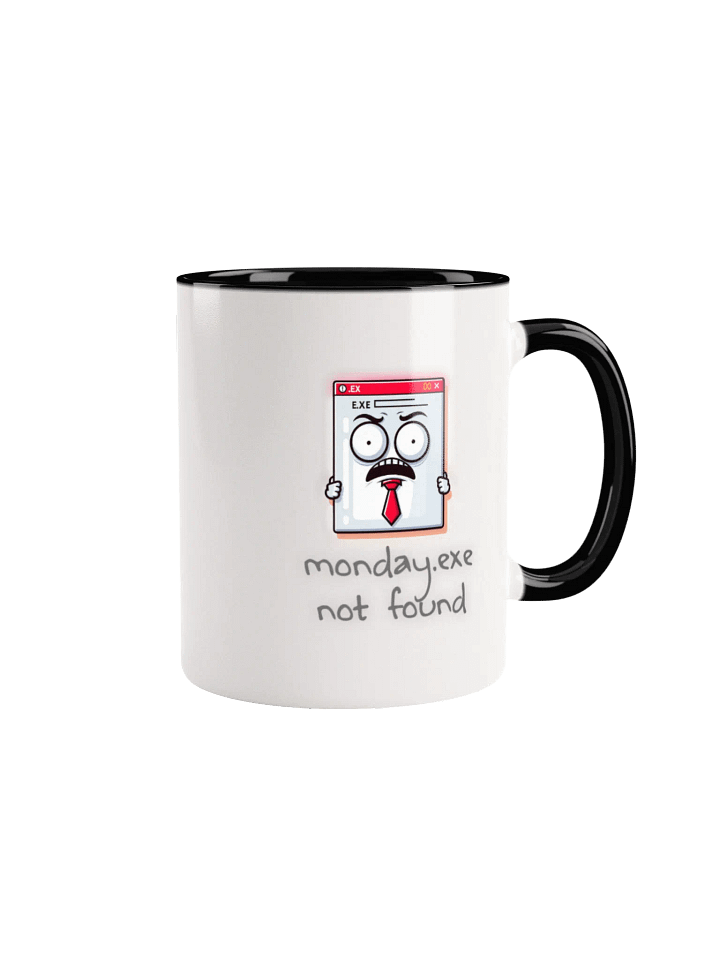 Monday.exe not found Ceramic Mug with Color Inside product image (7)