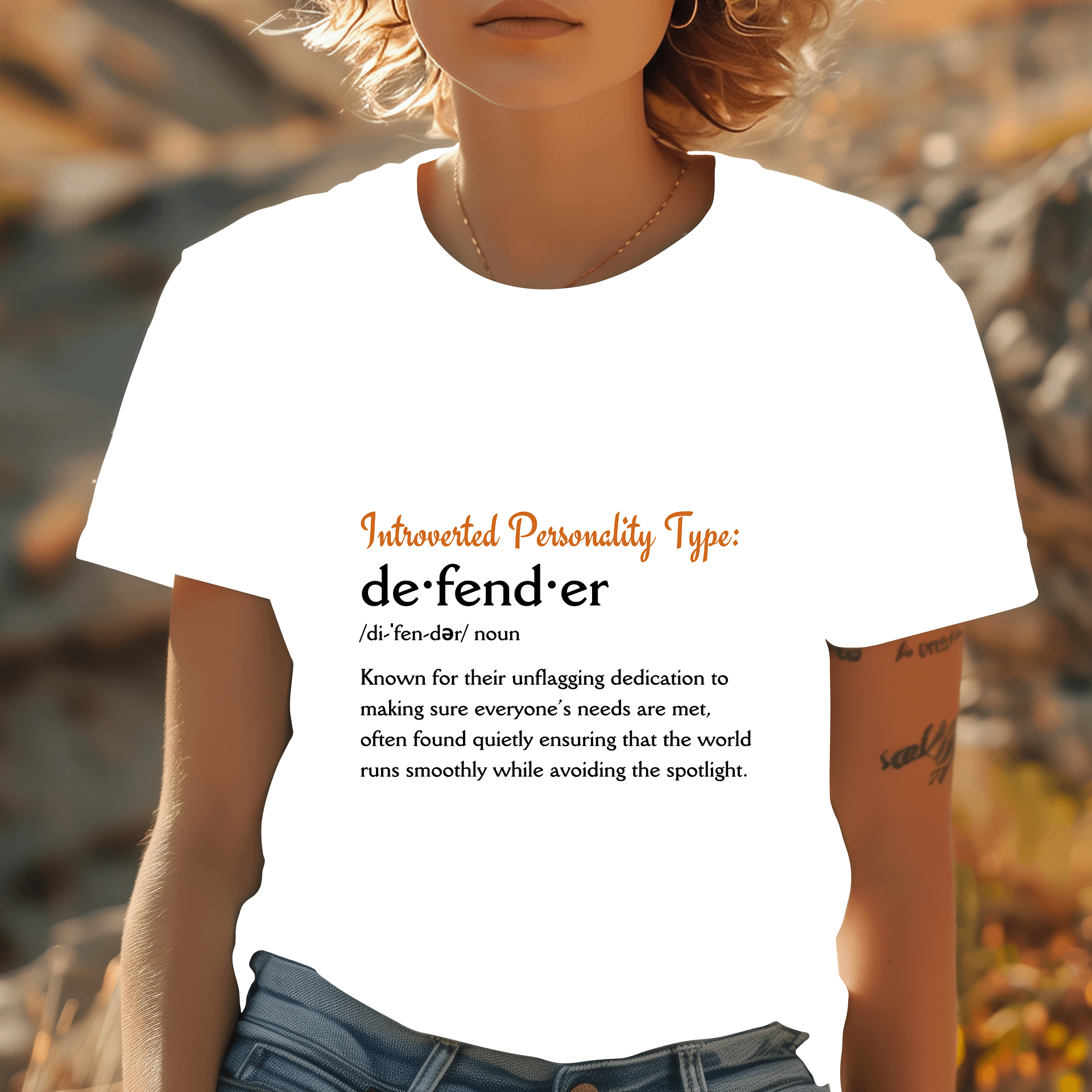 Defender Introverted Personality Type T-Shirt product image (1)