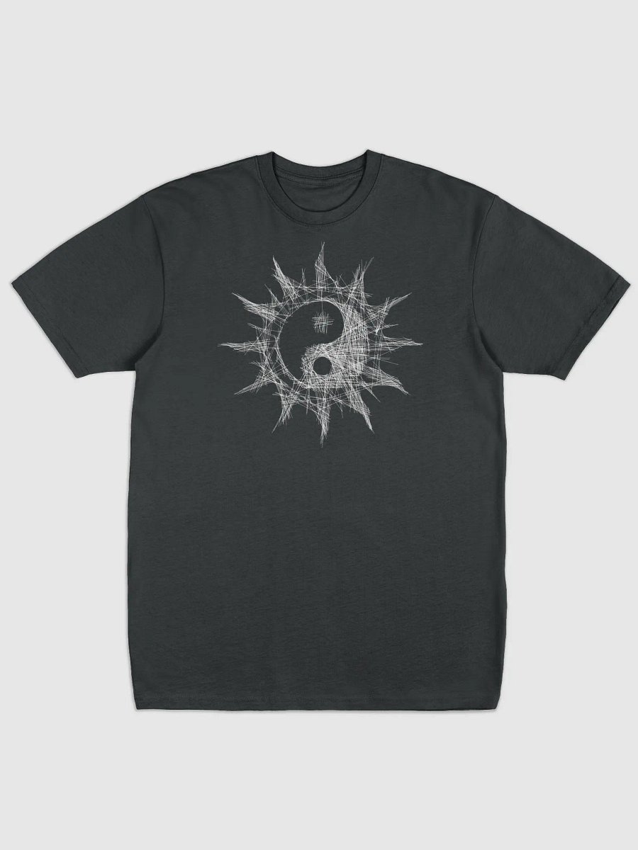 Mystic Sun Tee - White Celestial Yin-Yang Design | Spiritual Wear product image (1)