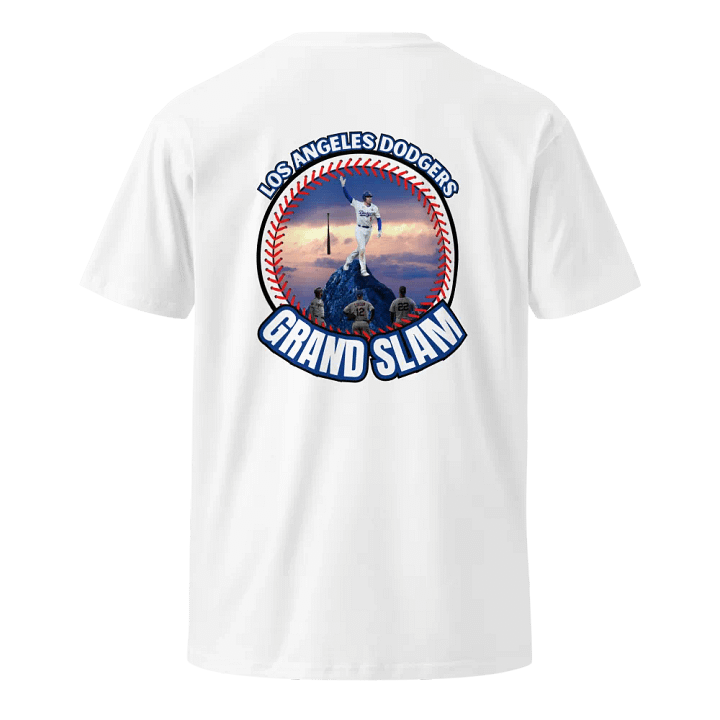 LA DODGERS FREDDIE FREEMAN ATOP A MOUNTAIN GRAND SLAM (White T-Shirt) product image (1)