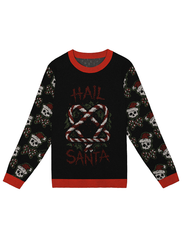 Hail Santa Knitted Crewneck Sweater product image (5)