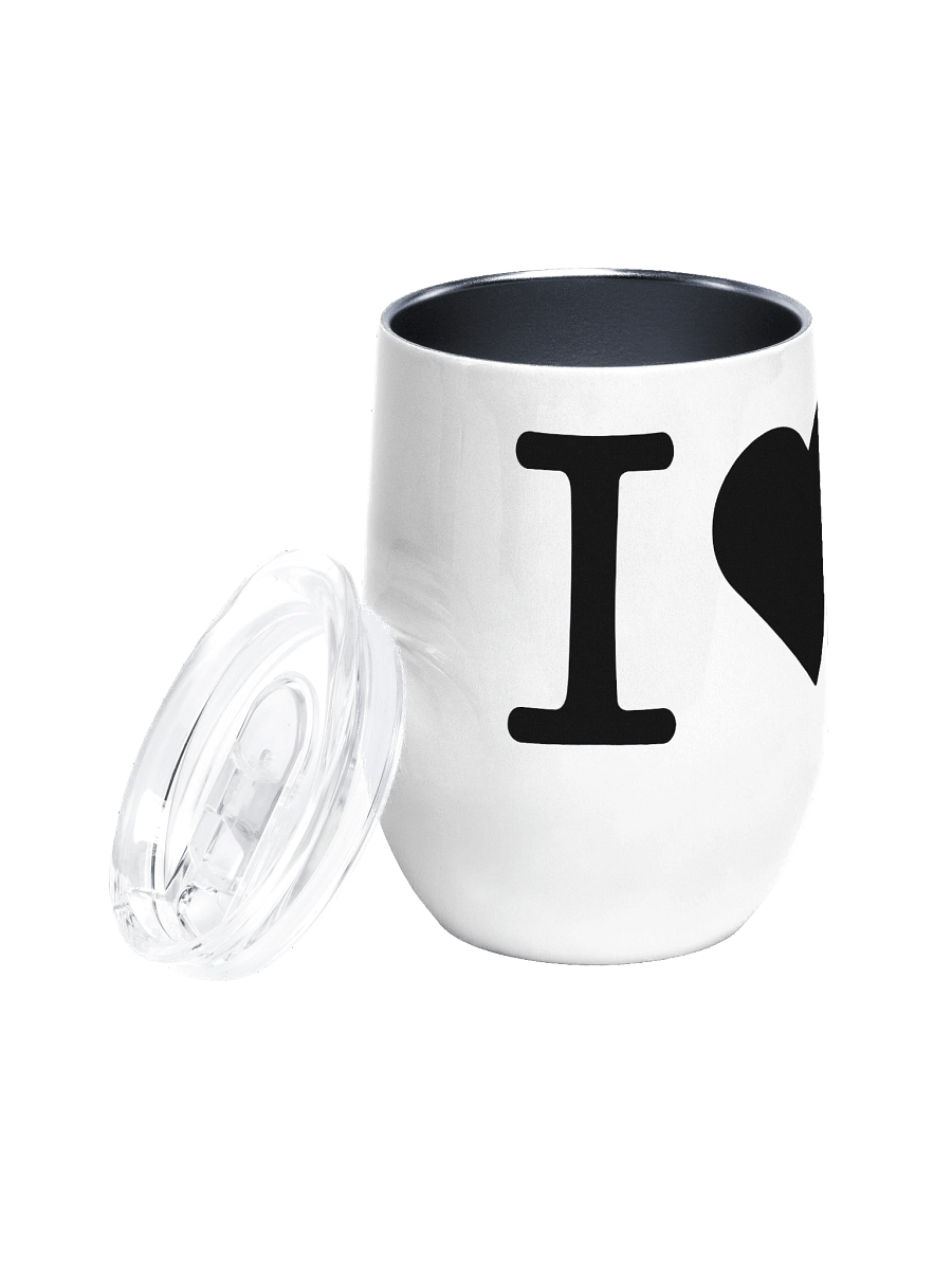 I Love Boo-Bees Stainless Steel Wine Tumbler product image (2)