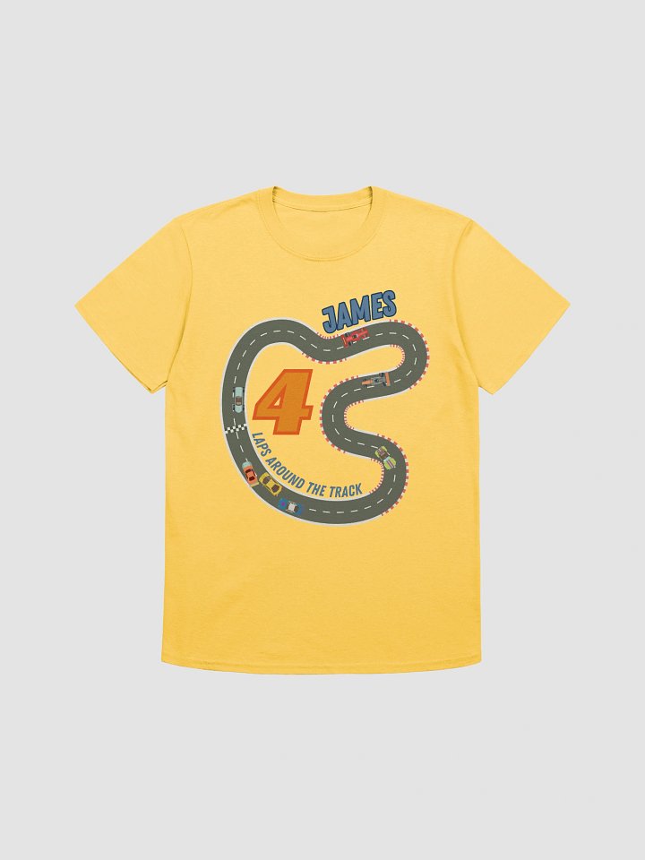 4 laps around the track adult tshirt alternative product image (1)