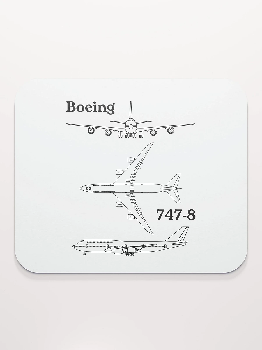 Boeing 747-8 Blueprint Mouse Pad product image (1)