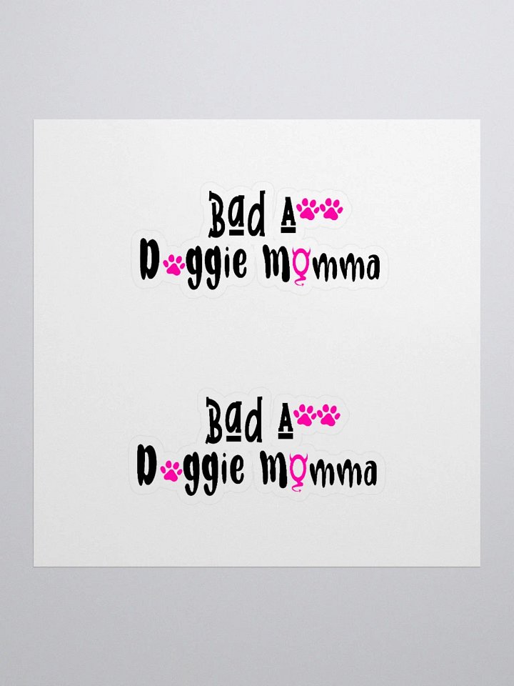 BADoggie Momma Logo Kiss-Cut Sticker product image (1)