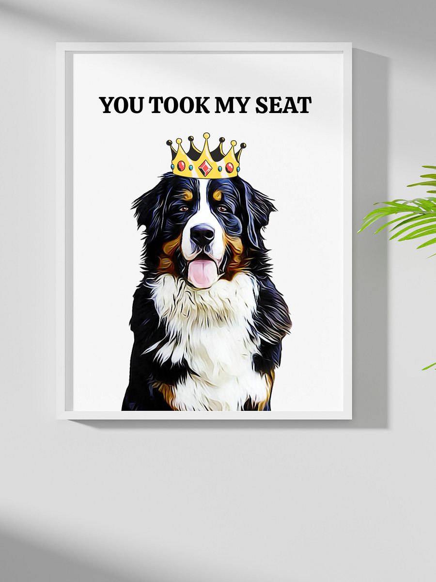 Border Collie With Crown Bathroom Downloadable Wall Art product image (5)