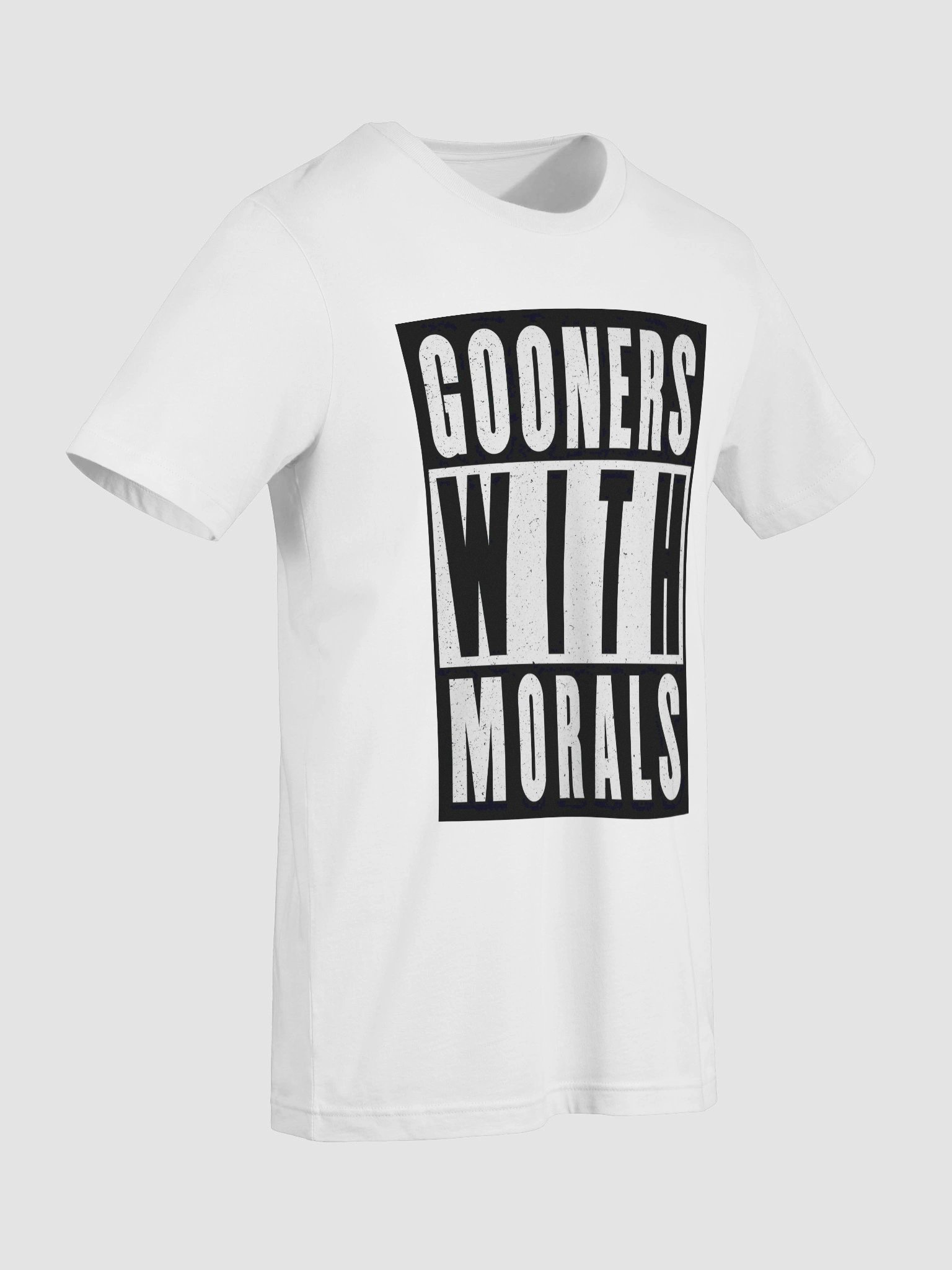 gooner T shirt white product image (9)