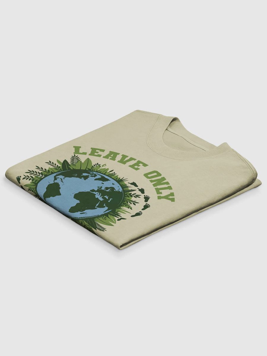 Leave Only Footprints, Care for Our Planet Oversized T-Shirt product image (10)
