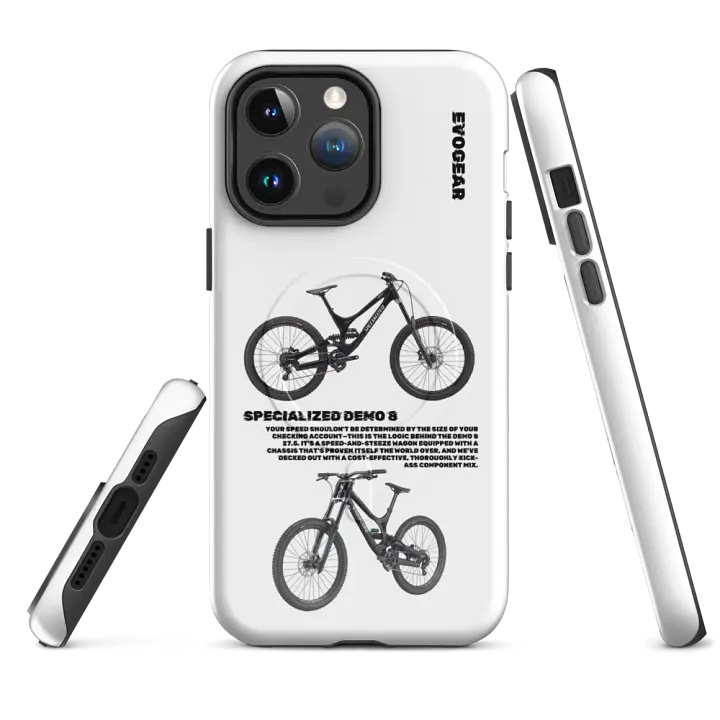 White Demo 8 iPhone MagSafe Case product image (1)