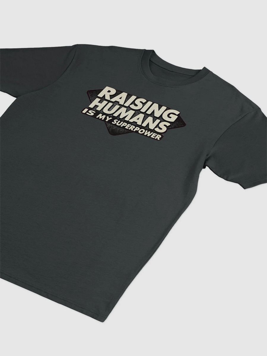 Dad Power | "Raising Humans is My Superpower" | Premium Heavyweight Cotton Tee product image (33)