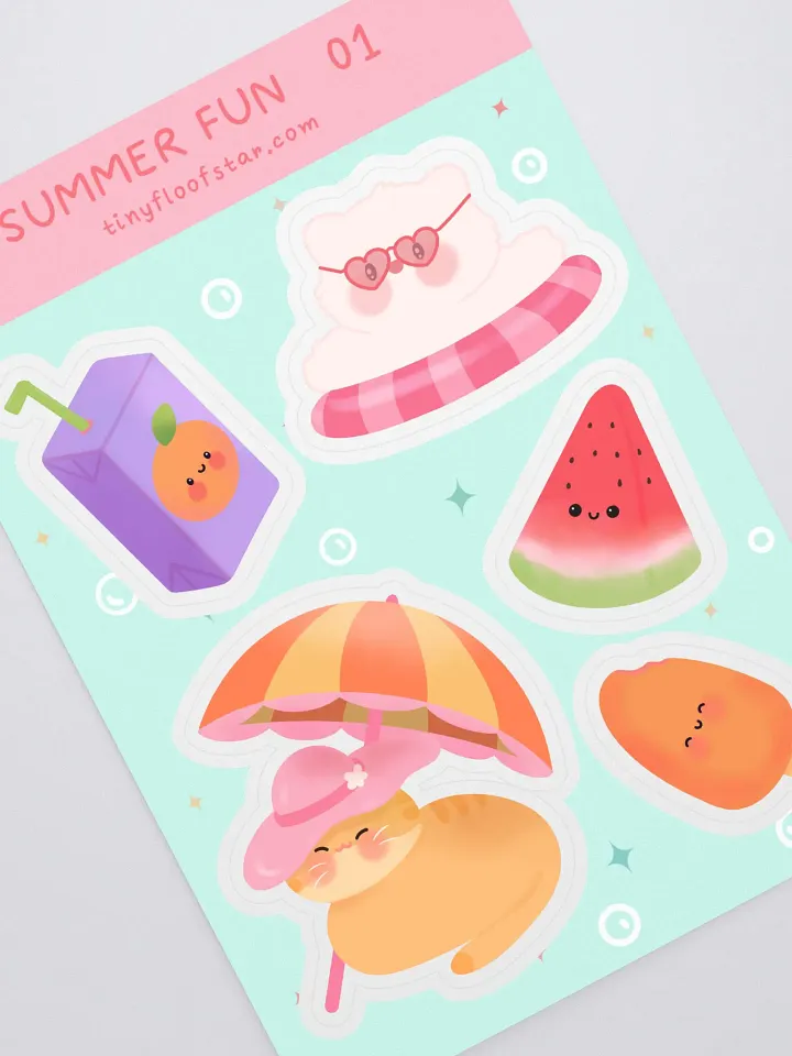 Summer Fun Sticker Sheet product image (2)