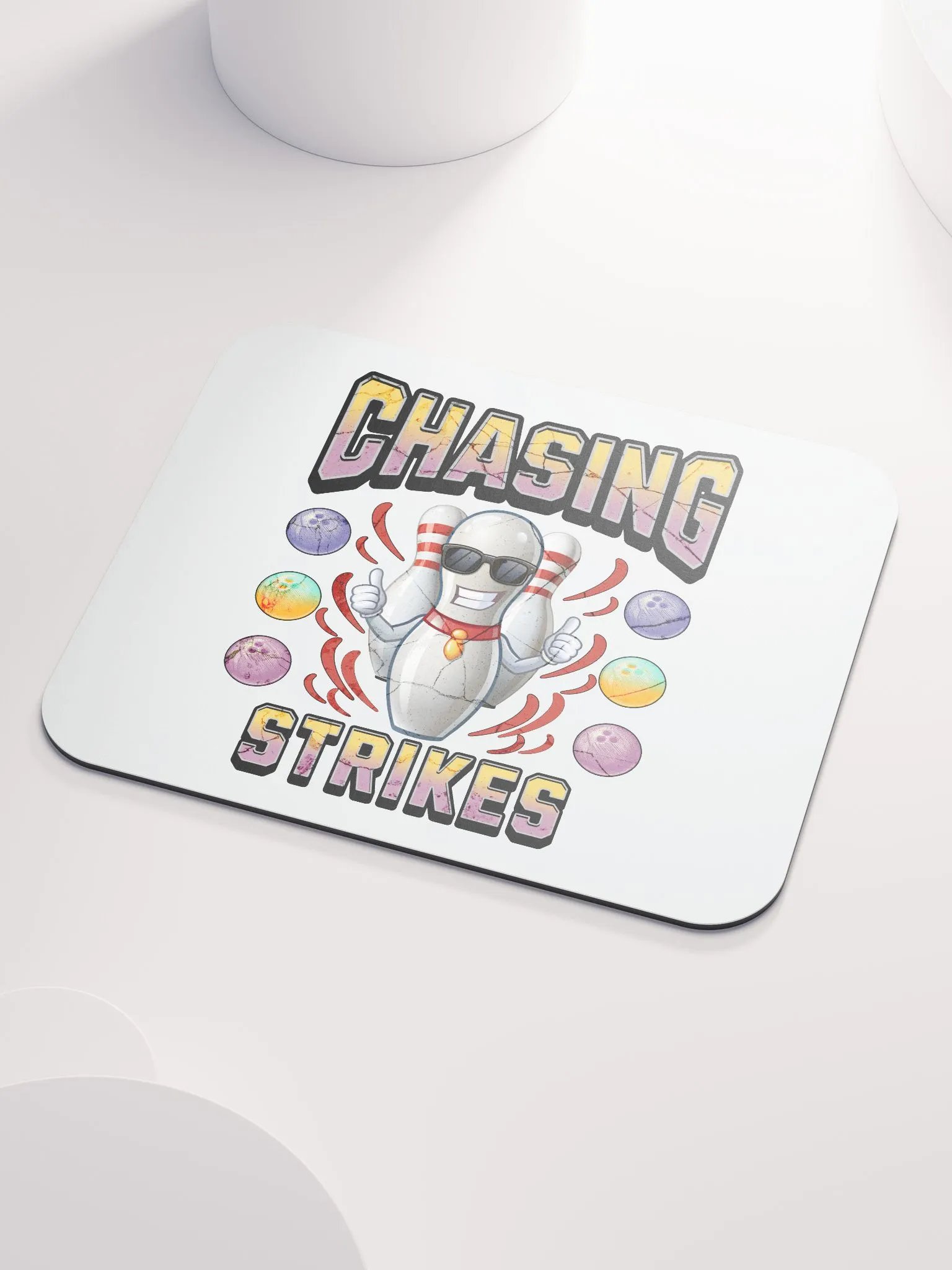 Chasing Strikes Bowling Zone Mouse Pad product image (3)