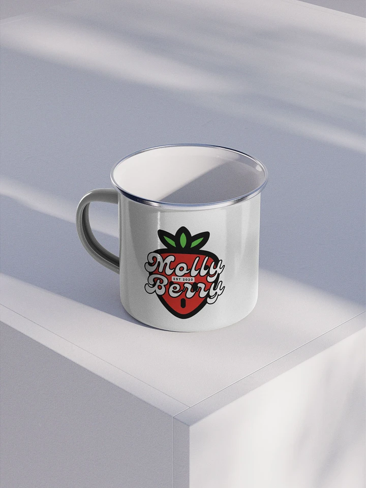 GroovyBerry Enamel Mug product image (1)
