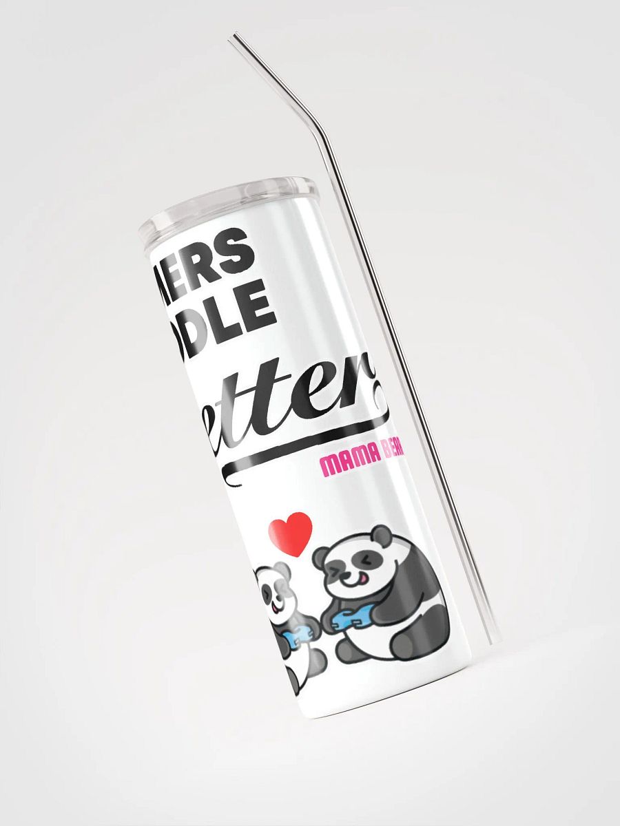 Gamers Cuddle Better Stainless Steel Tumbler product image (3)