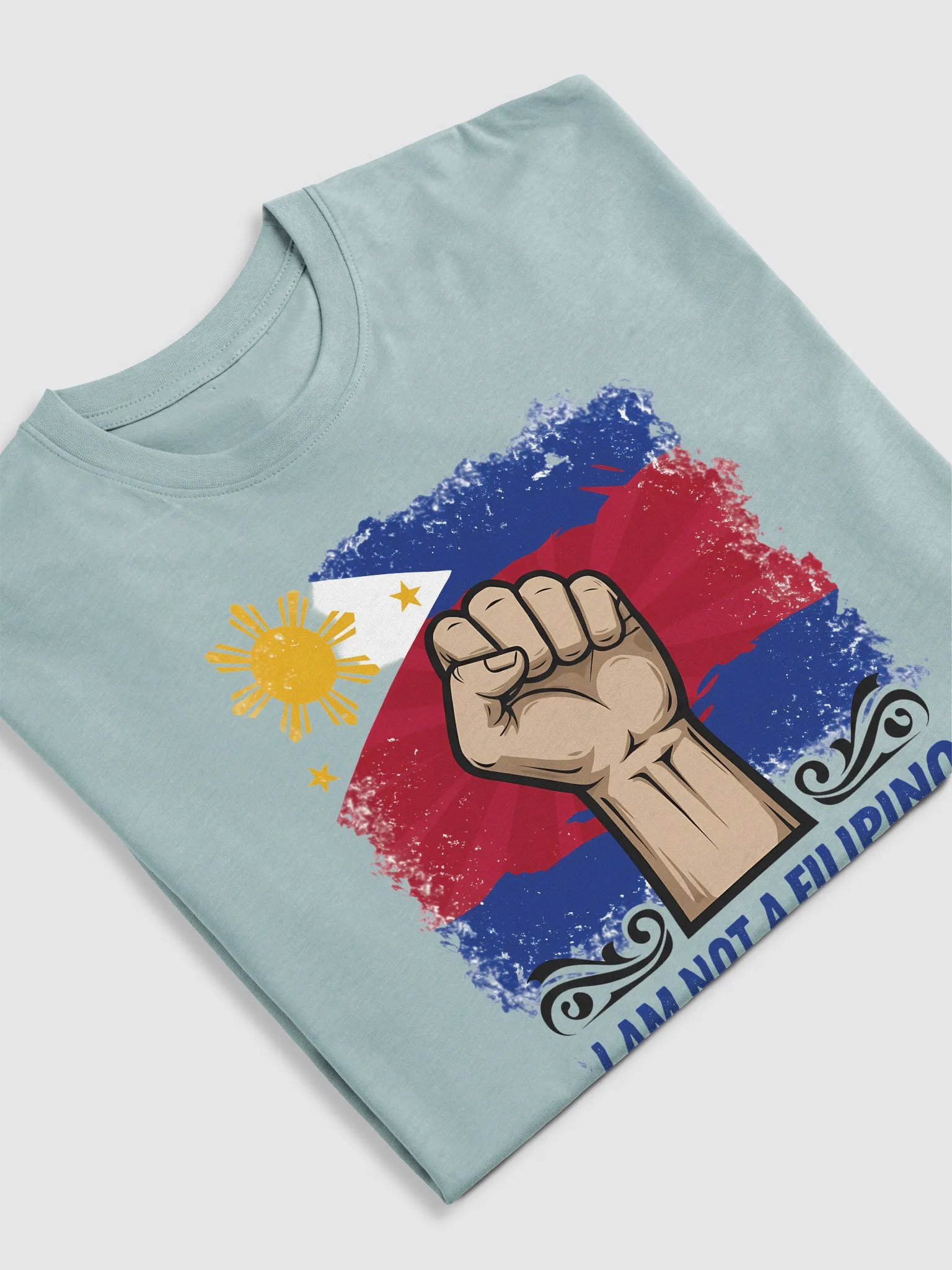 Proud Filipino Fist T-Shirt - Patriotic Philippines Heritage Tee product image (22)