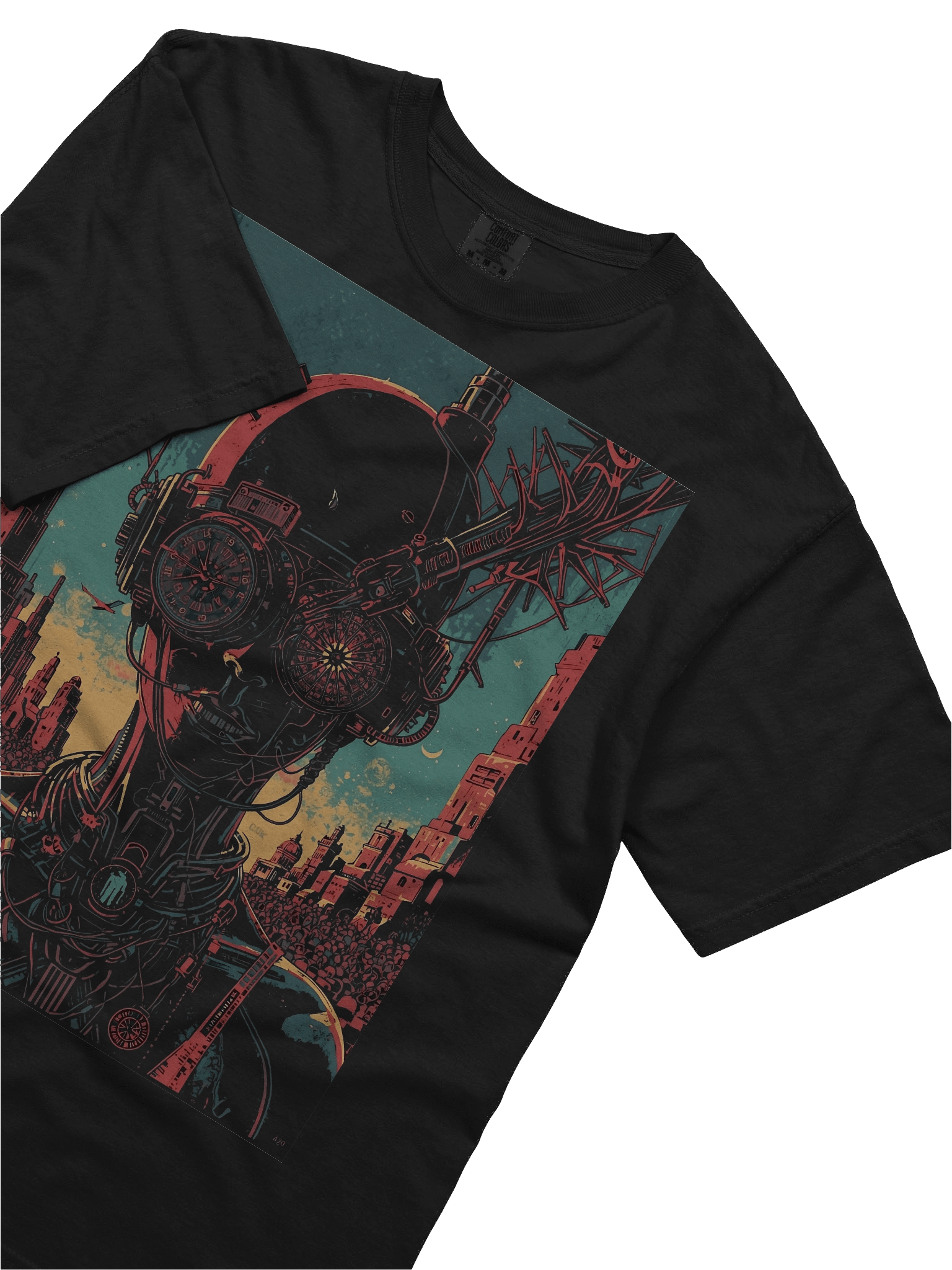 Future Dystopia Glitch Heavyweight T-Shirt product image (2)