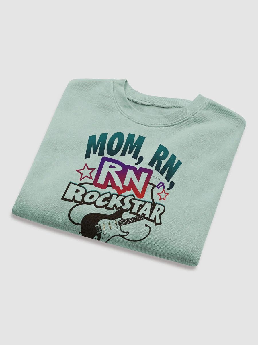 Rockstar Mom RN Women's Crop Sweatshirt product image (15)