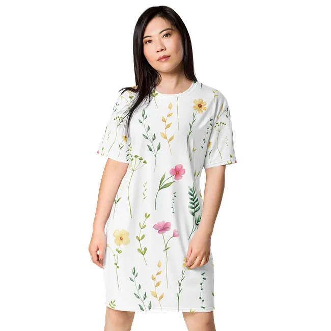 ALL OVER PRINT  Men and Women T-shirt, t-shirt Dress, 