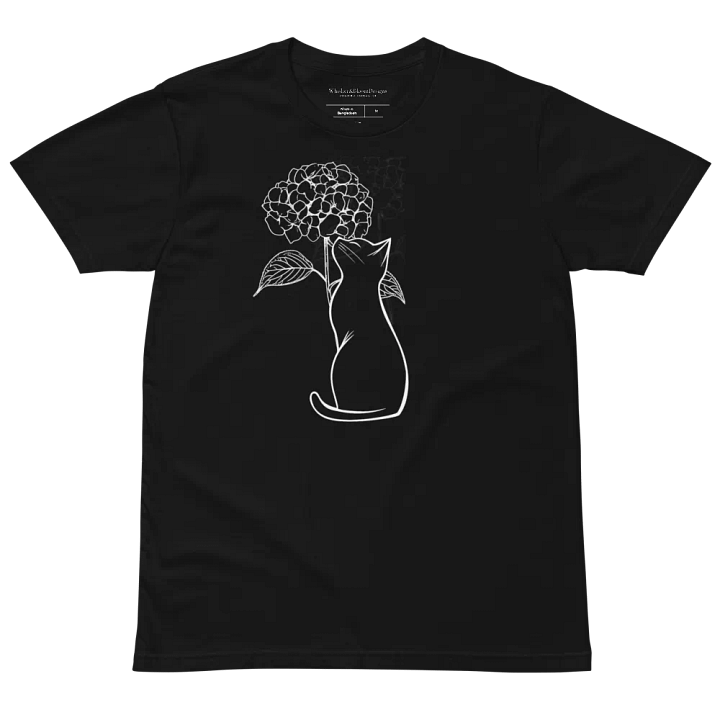 Hydrangea Cat Supreme Comfort Unisex T-Shirt product image (2)