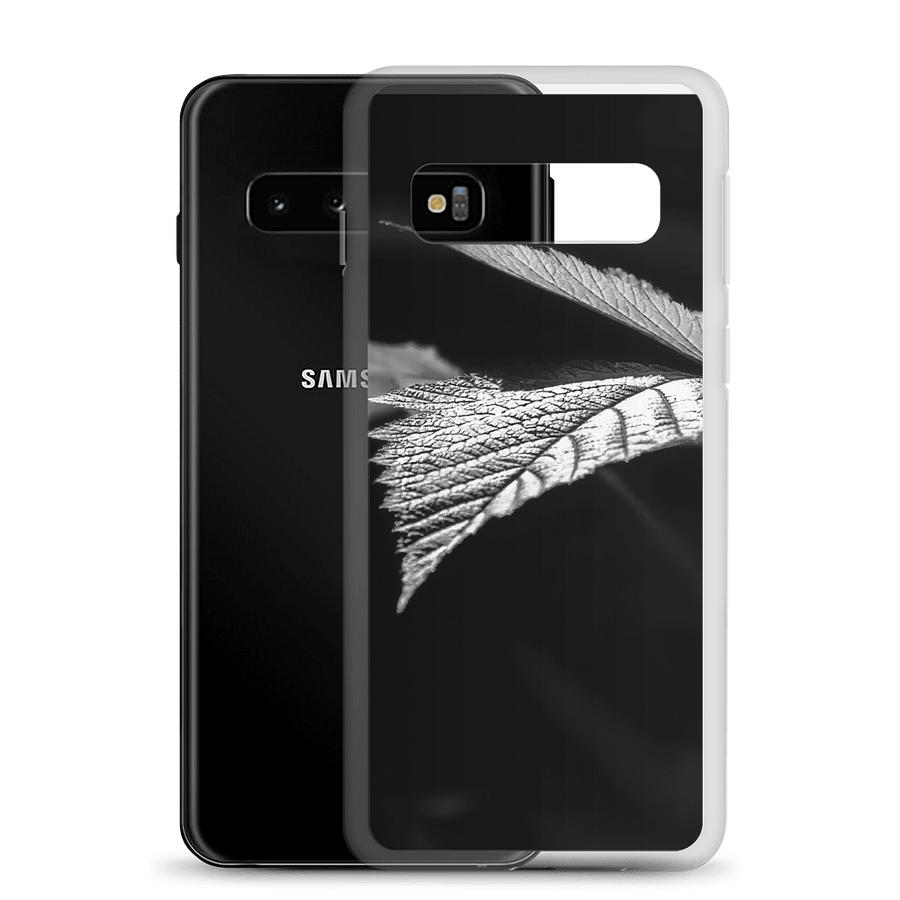 Sunlight on a Salmonberry Leaf Samsung® Clear Case product image (2)