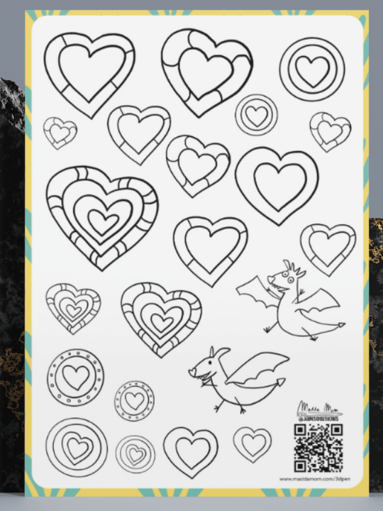 3DPen Template: Valentines product image (3)