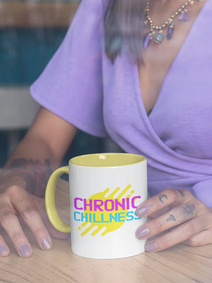Chronic Chillness enamel mug product image (1)