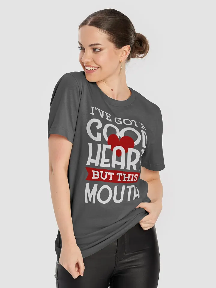 Good Heart, Sassy Mouth T-Shirt – Perfect for Valentine's Day or Everyday Sass! product image (2)