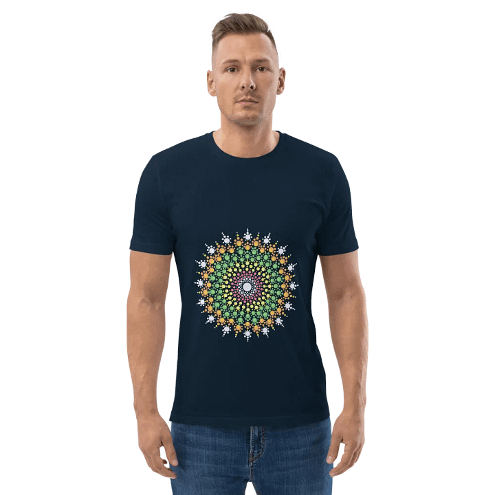 Pastel Dot Mandala Organic T-Shirt product image (2)