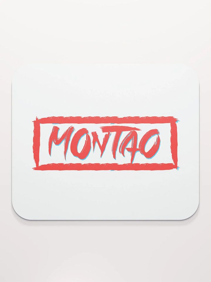 Classic Mouse Pad- Montao Logo Red product image (2)