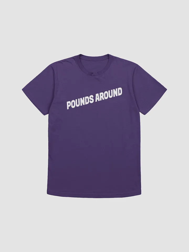 POUNDS AROUND PURPLE AND WHITE SHIRT product image (1)