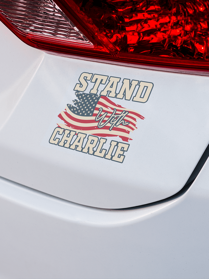 Charlie Kirk Bumper Stickers Car Laptop Decals & Magnets product image (1)