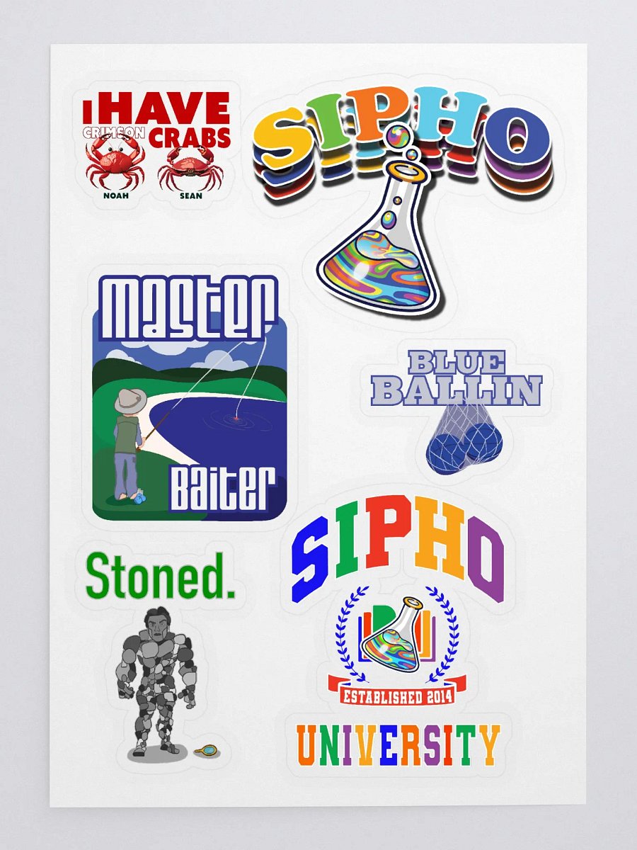 Sipho Sticker Pack: Volume 1 product image (3)