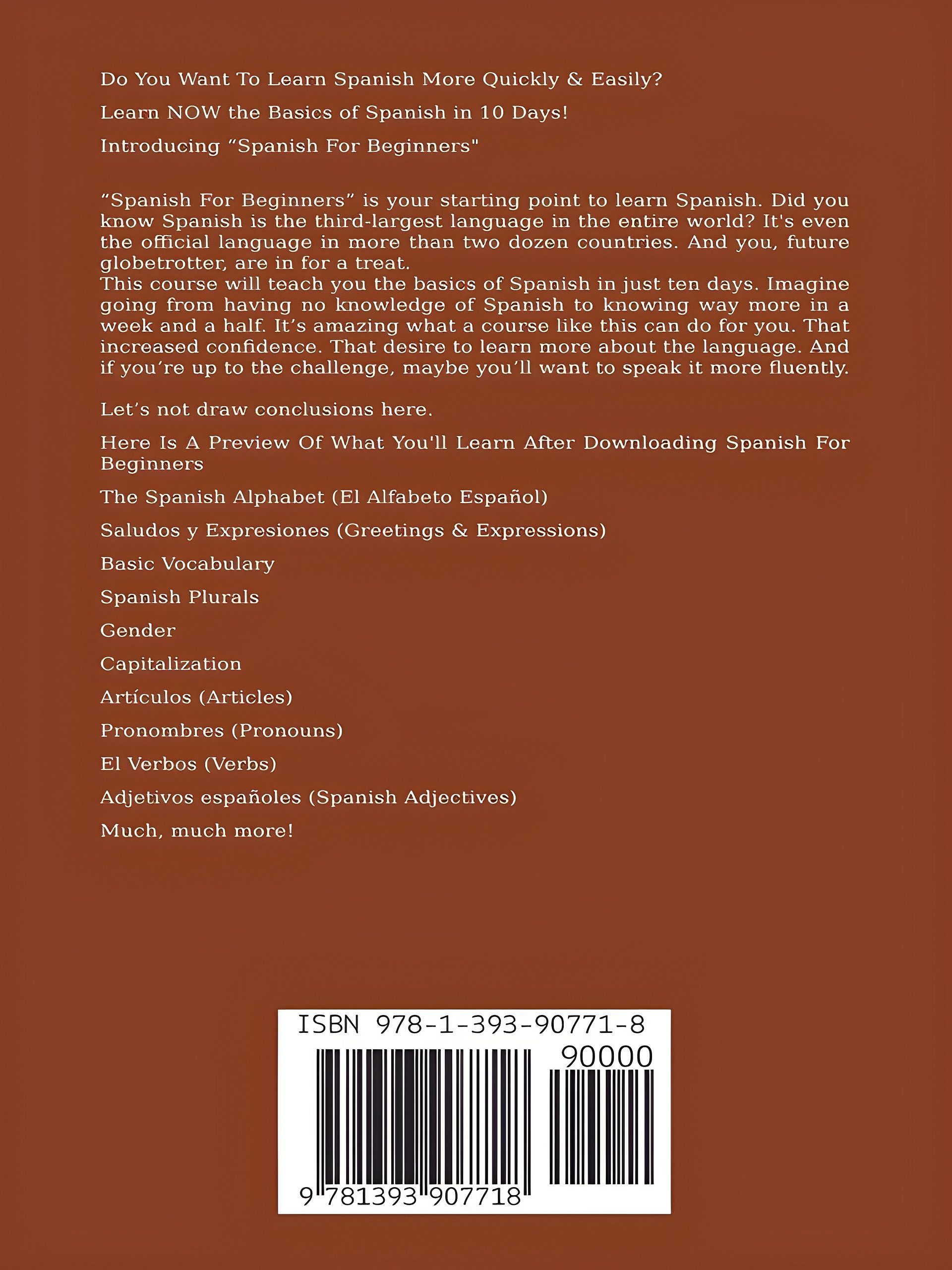 Spanish For Beginners product image (2)