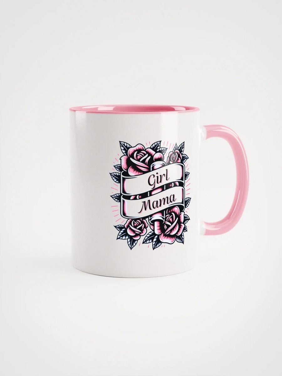 Girl Mama Floral Tattoo Ceramic Mug product image (1)