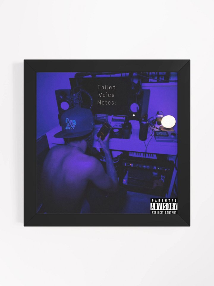 "Failed Voice Notes" - Framed Artwork product image (1)