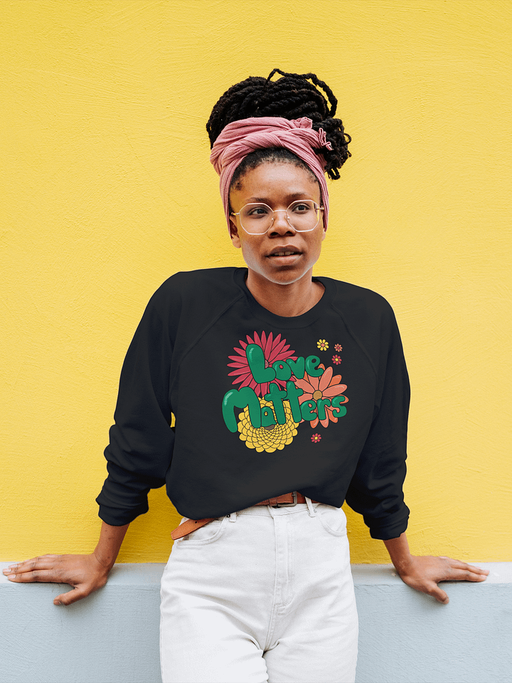 Love Matters Floral Sweatshirt product image (1)