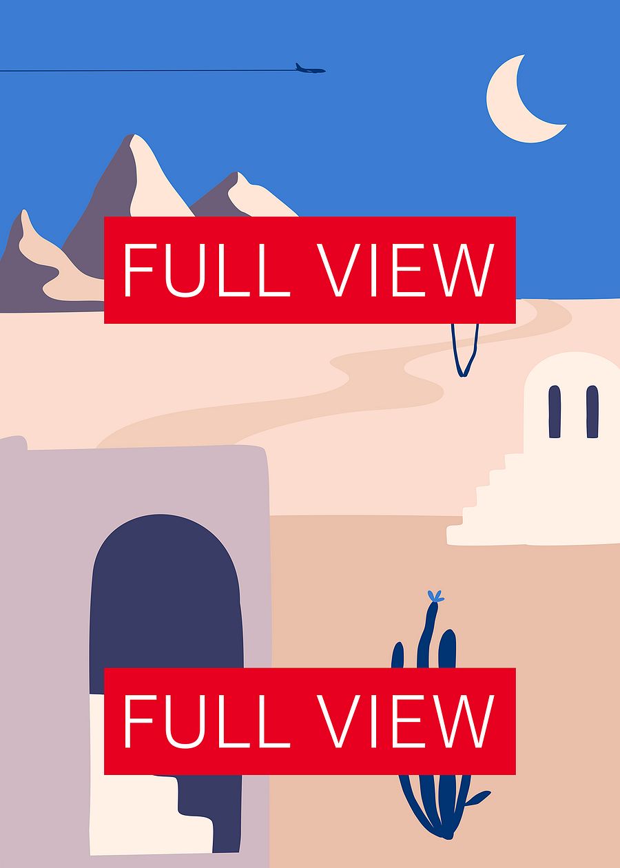 Boho, Boho decor: Egypt, Morocco, Tunisia poster — boho travel poster product image (3)