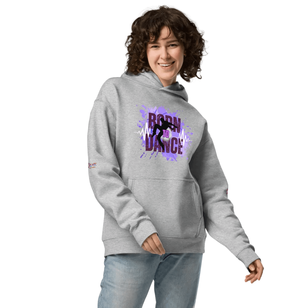 Born to Dance His Silhouette Unisex Oversized Hoodie product image (33)