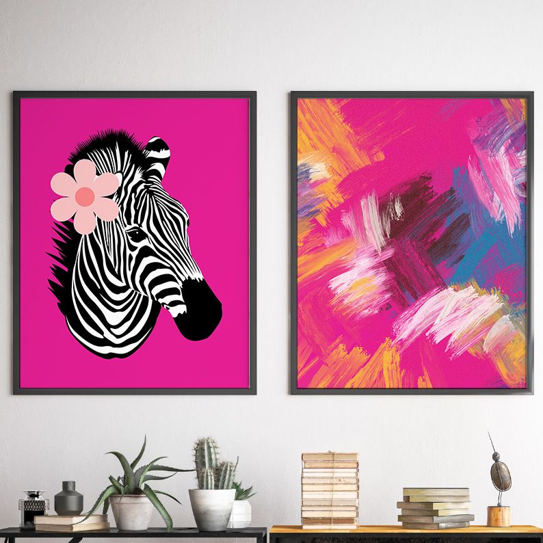 Maximalist Pink Bubblegum Gallery Wall Set of 11 DIGITAL Prints product image (12)